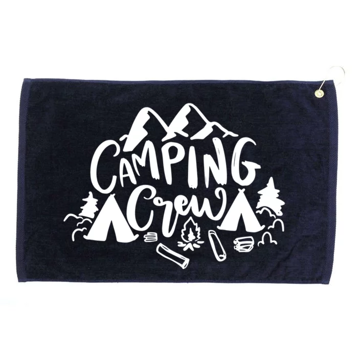 Camping Crew Camp Trip For Campers Grommeted Golf Towel