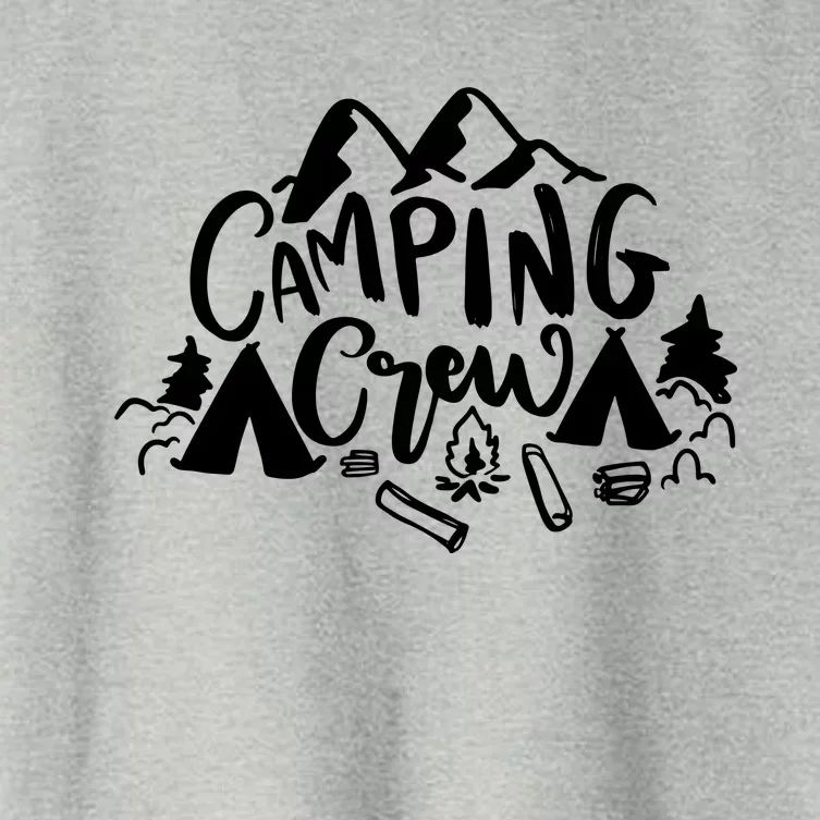 Camping Crew Camp Trip For Campers Women's Crop Top Tee