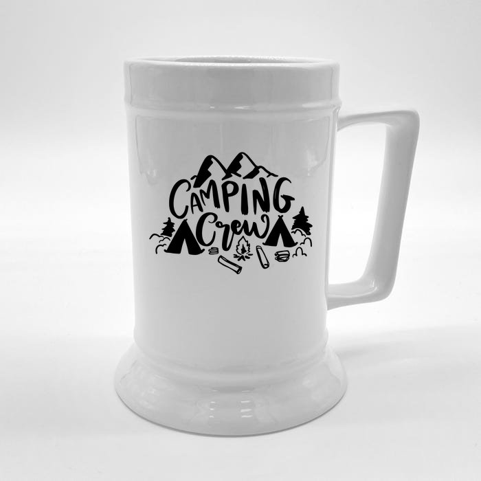 Camping Crew Camp Trip For Campers Front & Back Beer Stein