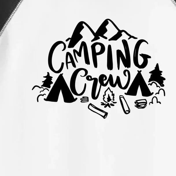 Camping Crew Camp Trip For Campers Toddler Fine Jersey T-Shirt