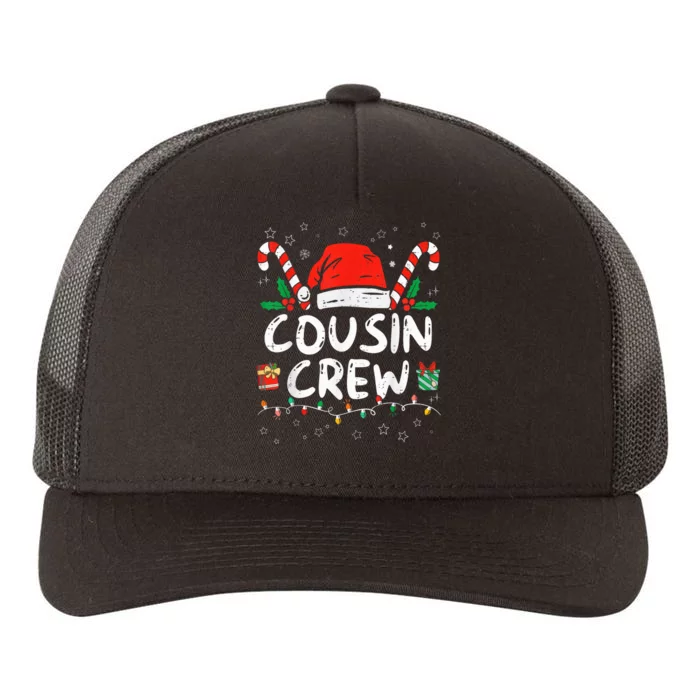 Christmas Cousin Crew Santa Hat  Wo Kid Yupoong Adult 5-Panel Trucker Hat