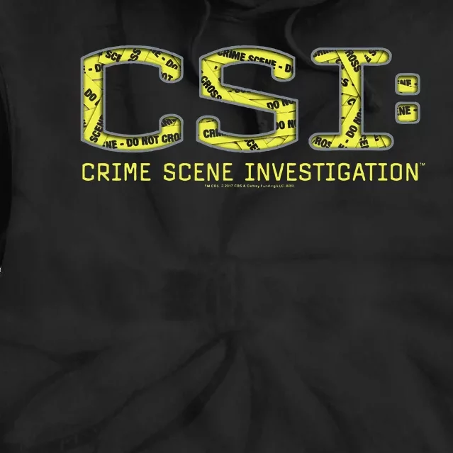 Csi Collage Tie Dye Hoodie