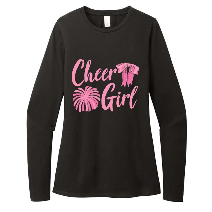 Cheer Cheerleader  Cheering Practice Cheerleading Womens CVC Long Sleeve Shirt