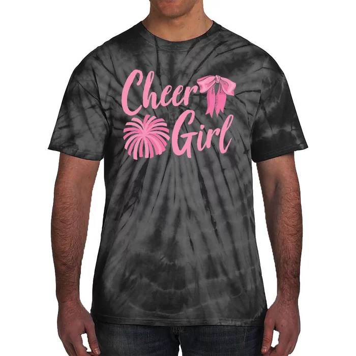 Cheer Cheerleader  Cheering Practice Cheerleading Tie-Dye T-Shirt