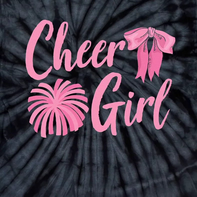 Cheer Cheerleader  Cheering Practice Cheerleading Tie-Dye T-Shirt