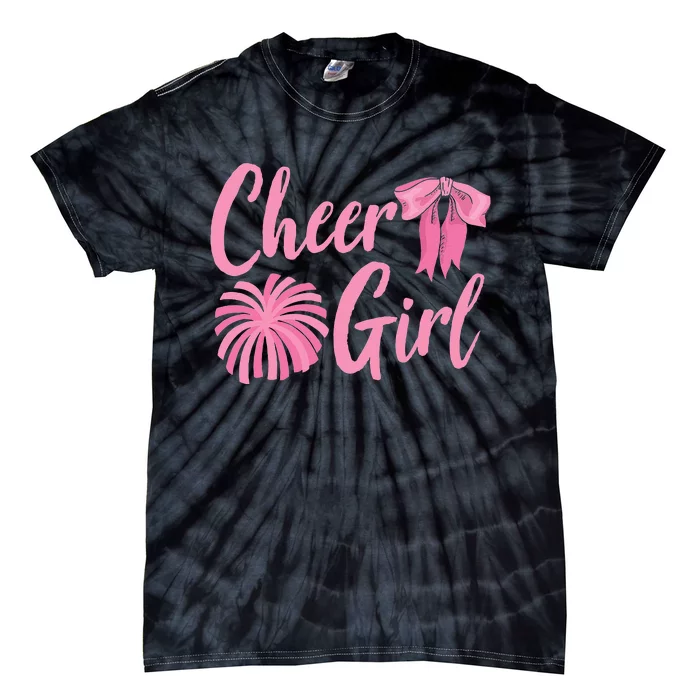 Cheer Cheerleader  Cheering Practice Cheerleading Tie-Dye T-Shirt