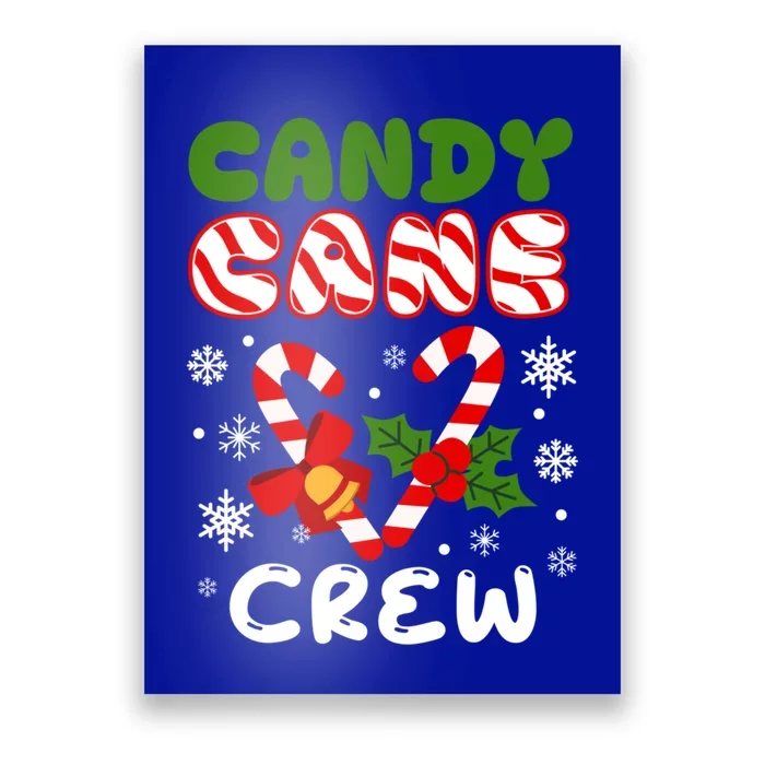 Candy Canes Crew For Family Xmas Family Cousin Christmas Gift Poster