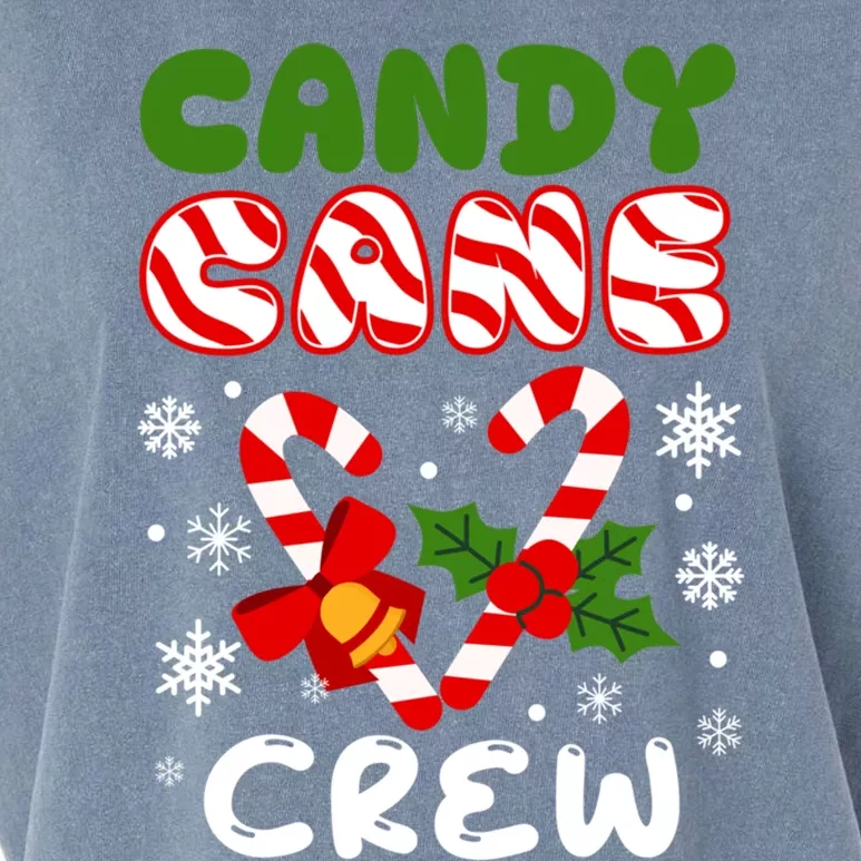 Candy Canes Crew For Family Xmas Family Cousin Christmas Gift Garment-Dyed Women's Muscle Tee