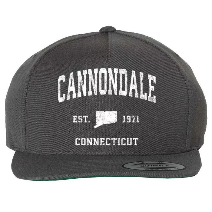 Cannondale Connecticut Ct Vintage Athletic Sports Wool Snapback Cap