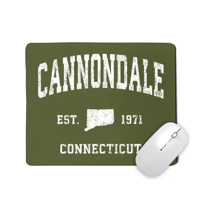 Cannondale Connecticut Ct Vintage Athletic Sports Mousepad