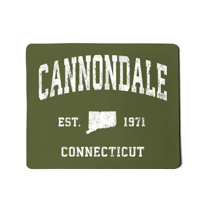 Cannondale Connecticut Ct Vintage Athletic Sports Mousepad