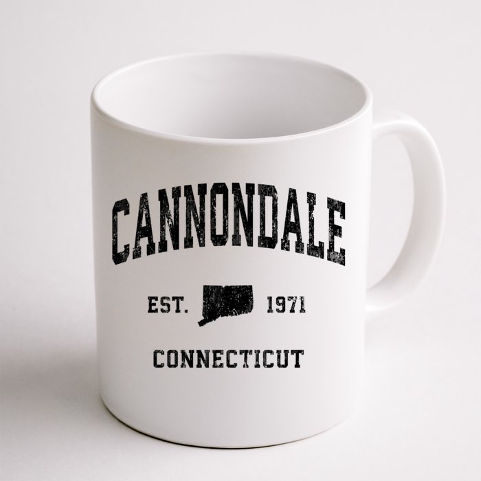 Cannondale Connecticut Ct Vintage Athletic Sports Front & Back Coffee Mug