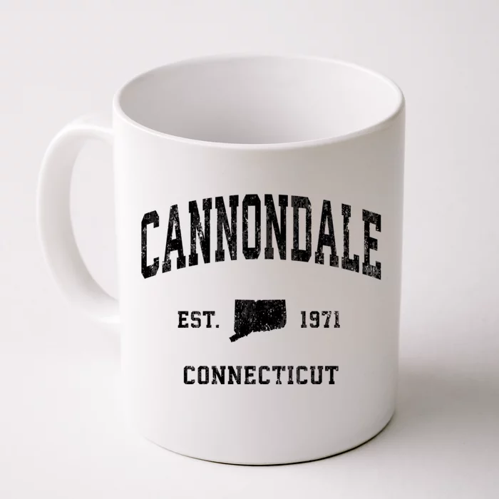 Cannondale Connecticut Ct Vintage Athletic Sports Front & Back Coffee Mug