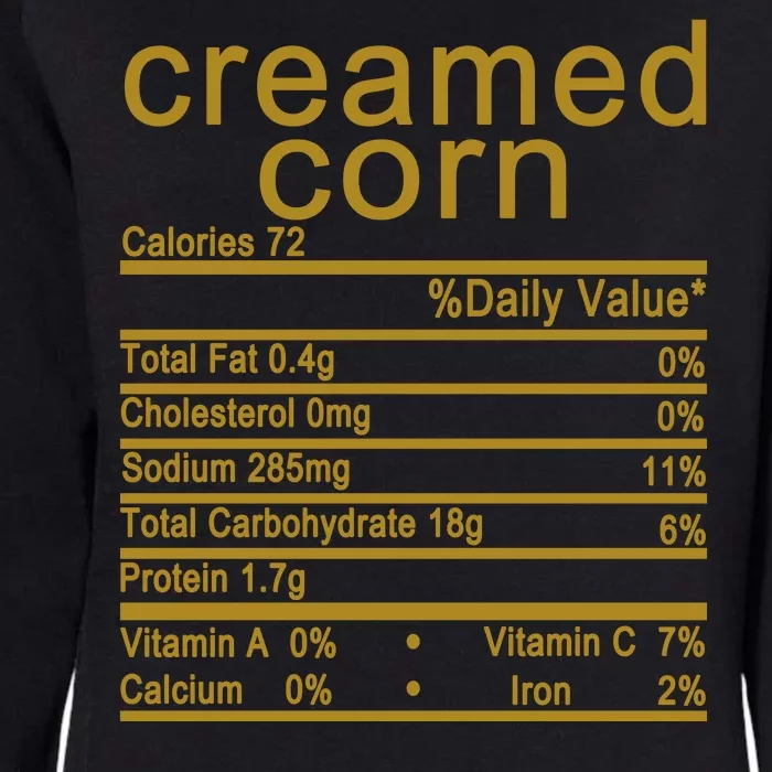 Creamed Corn Womens California Wash Sweatshirt