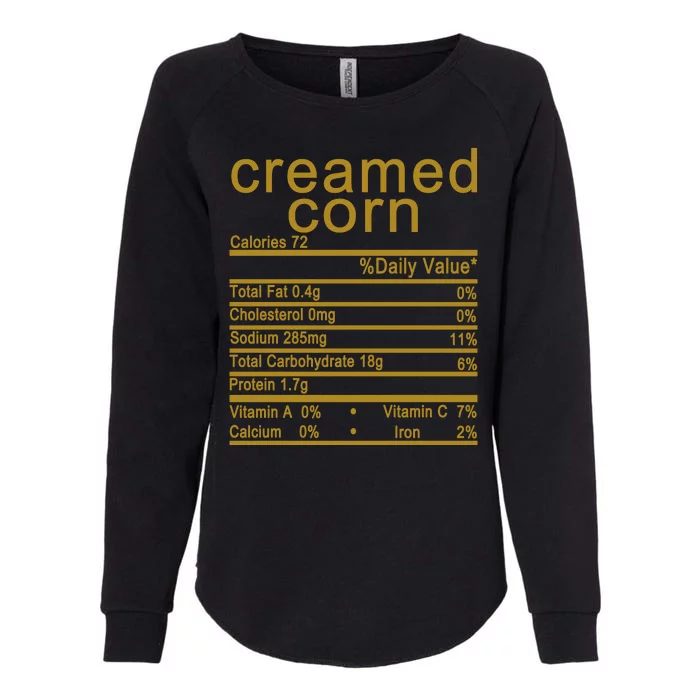 Creamed Corn Womens California Wash Sweatshirt