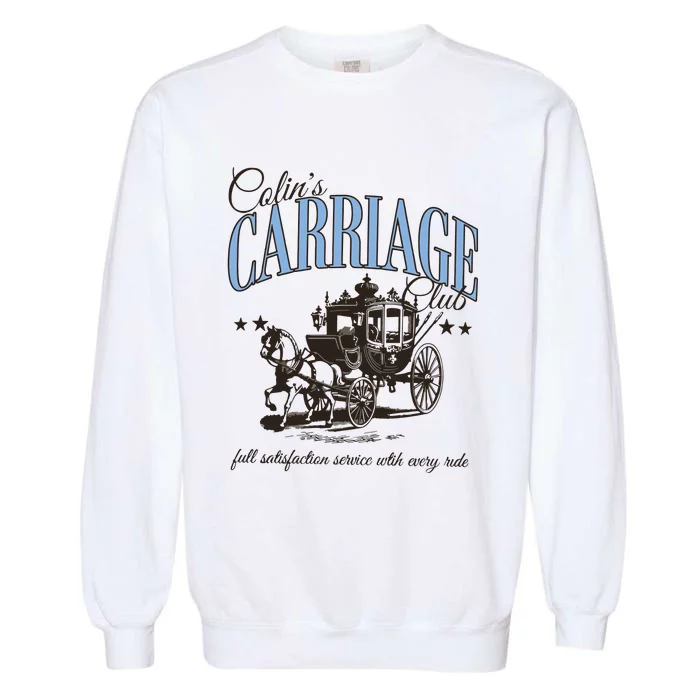 Colin Carriage Club Penelope Colin Fan Garment-Dyed Sweatshirt