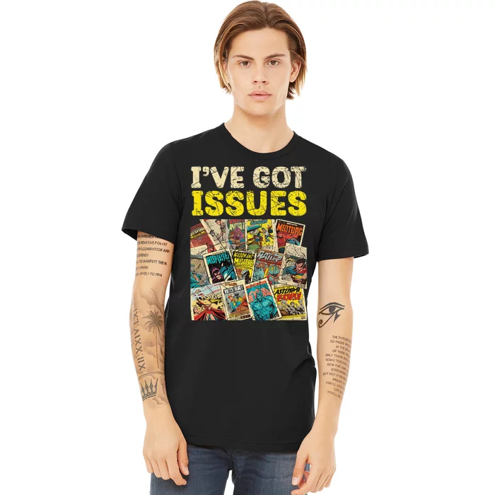 Comic Collector Comic Reader Reading Comic Books Premium T-Shirt