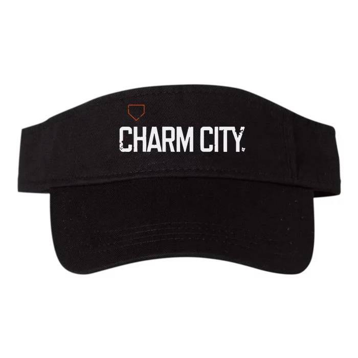 Charm City Valucap Bio-Washed Visor