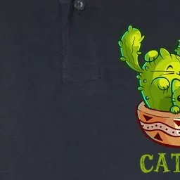 Catcus Cute Cat And Cactus Mexican Cactus Cinco De Mayo Softstyle Adult Sport Polo