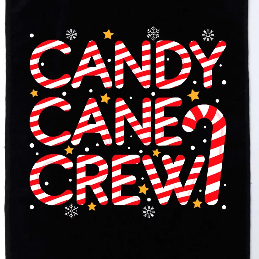 Candy Cane Crew Christmas Candy Cane Xmas Pajamas Platinum Collection Golf Towel