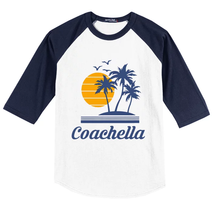 C.O.A.C.H.E.L.L.A California Ca City Beach Tourist Baseball Sleeve Shirt