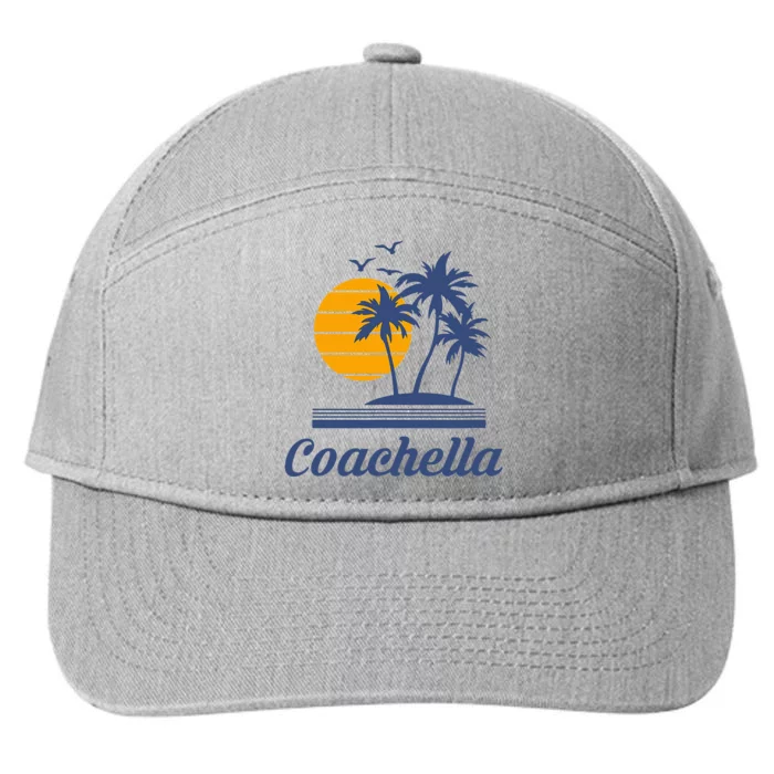 C.O.A.C.H.E.L.L.A California Ca City Beach Tourist 7-Panel Snapback Hat