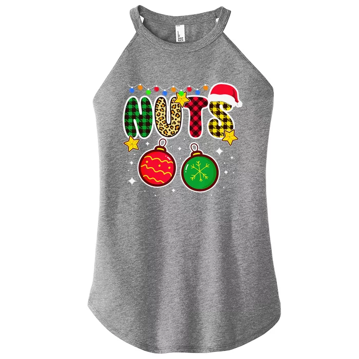 Couples Christmas Chestnuts Matching Chest And Nuts Women’s Perfect Tri Rocker Tank