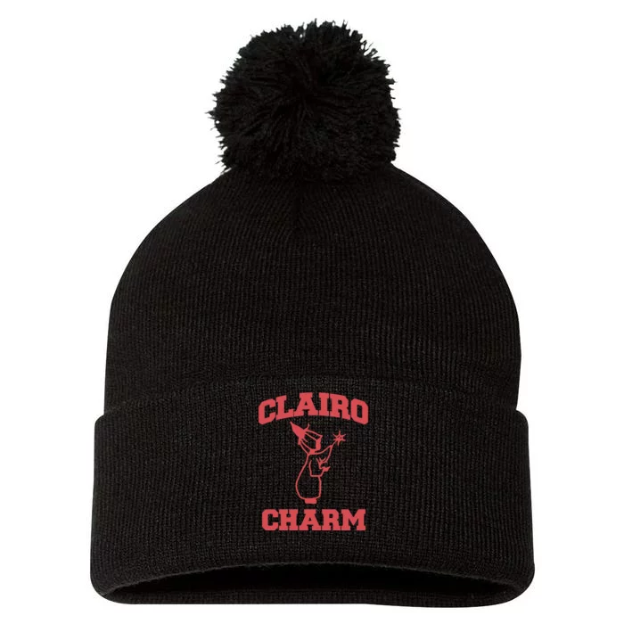 Claire Cottrill Clairo Charm Angel Pom Pom 12in Knit Beanie