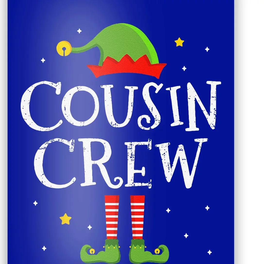 Christmas Cousin Crew With Elf Costume For Family Xmas Poster