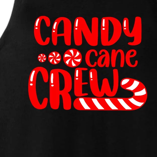 Candy Cane Crew Matching Family Group Candy Lover Pajamas Ladies Tri-Blend Wicking Tank