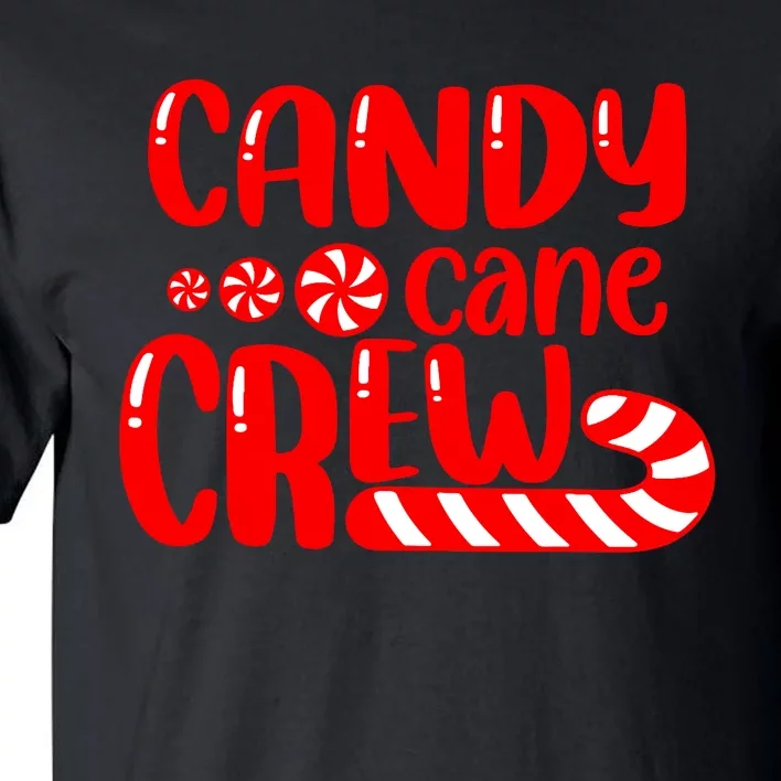 Candy Cane Crew Matching Family Group Candy Lover Pajamas Tall T-Shirt