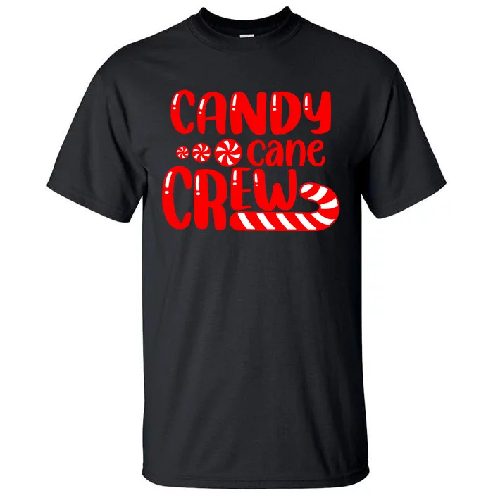 Candy Cane Crew Matching Family Group Candy Lover Pajamas Tall T-Shirt