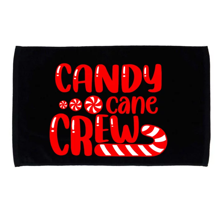 Candy Cane Crew Matching Family Group Candy Lover Pajamas Microfiber Hand Towel