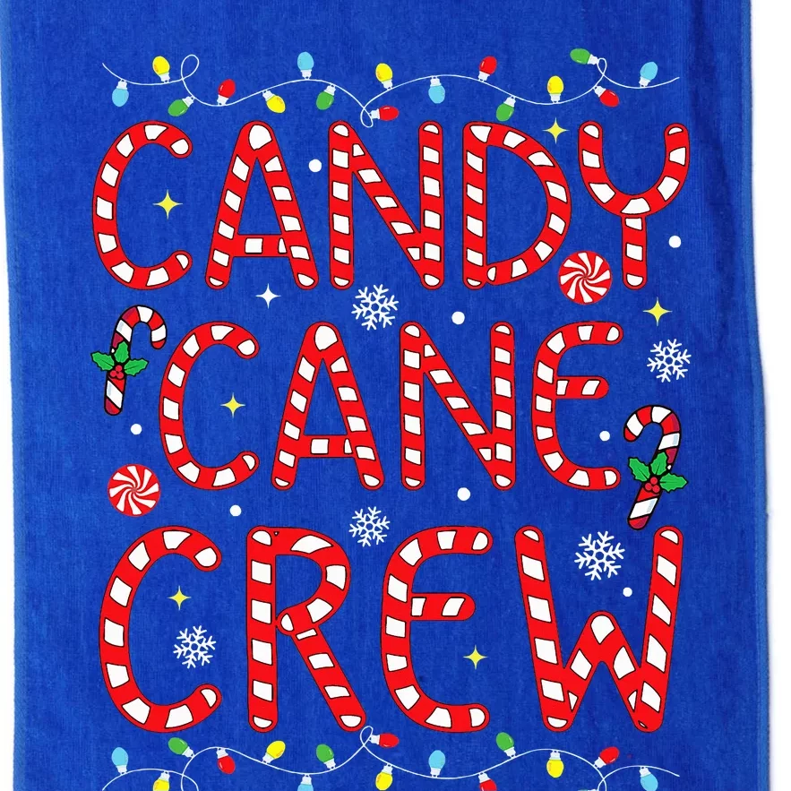 Candy Cane Crew Funny Christmas Candy Cane Lover Xmas Pajama Platinum Collection Golf Towel