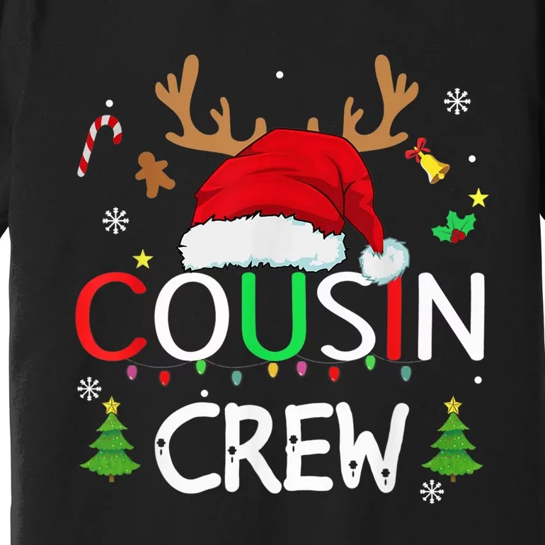 Cousin crew Christmas family Xmas Naughty matching pajamas Premium T-Shirt