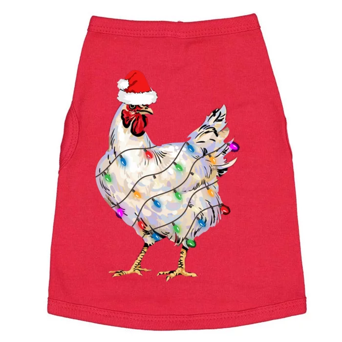 Chicken Christmas Doggie Tank