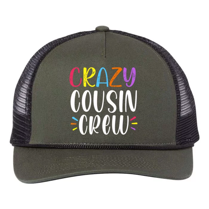 Crazy Cousin Crew Gift Retro Rope Trucker Hat Cap