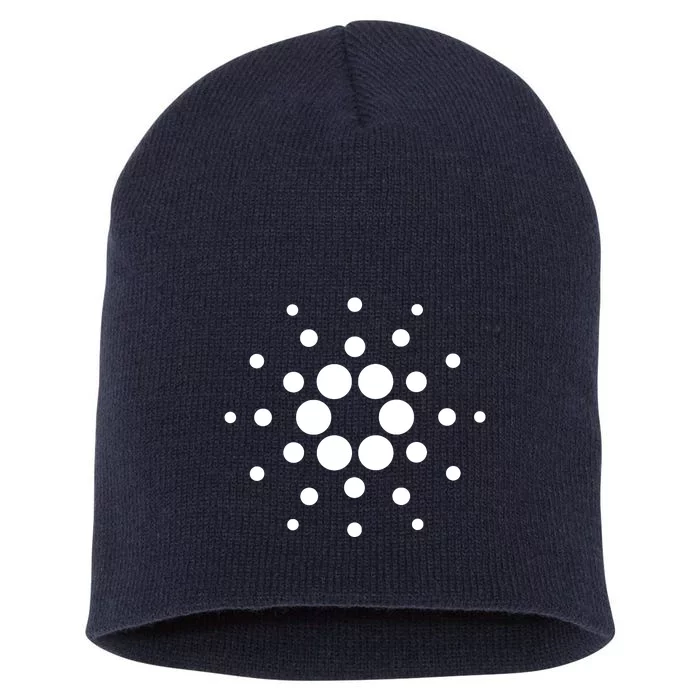 Cardano Crypto Short Acrylic Beanie