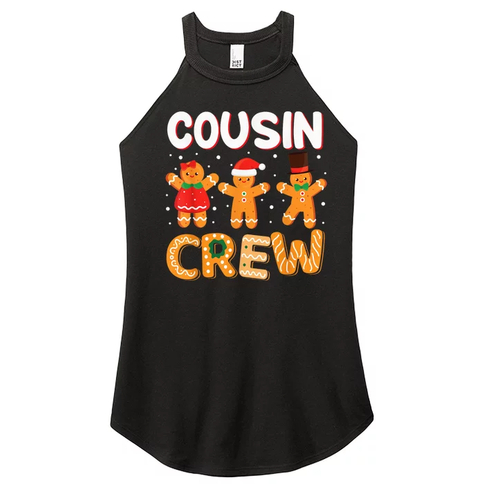 Cousin Crew Christmas Pajama Shirt Gingerbread Man Women’s Perfect Tri Rocker Tank