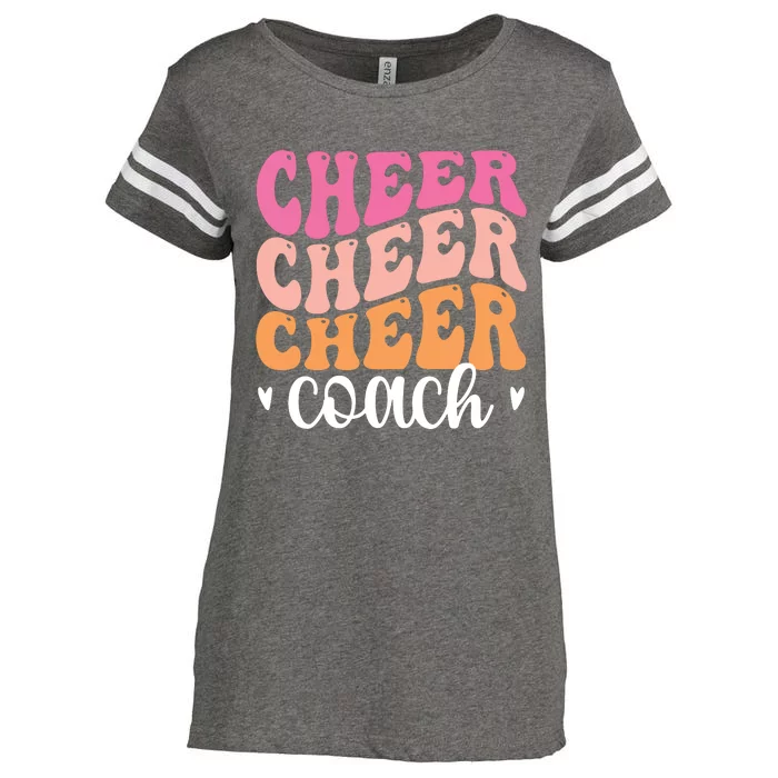 Cheer Coach Cheerleading Coach Cheerleader Coach Enza Ladies Jersey Football T-Shirt