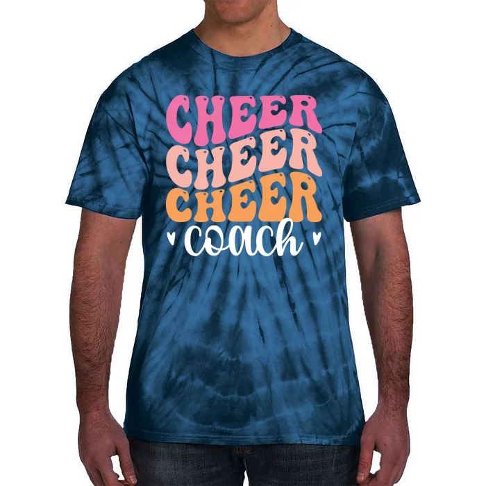 Cheer Coach Cheerleading Coach Cheerleader Coach Tie-Dye T-Shirt