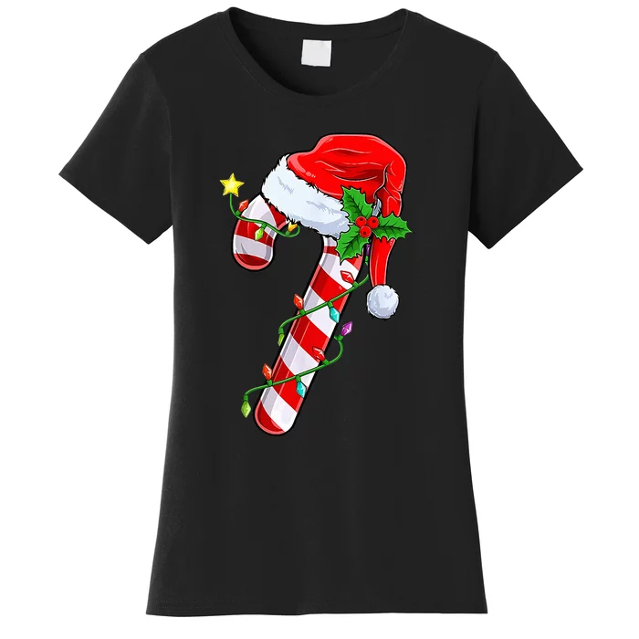 candy cane crew christmas lights family matching xmas Women's T-Shirt