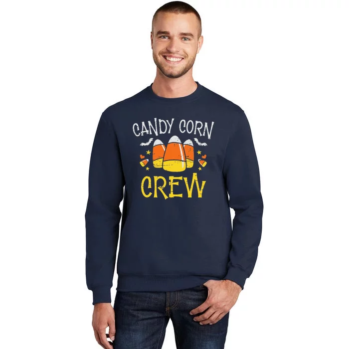 Candy Corn Crew Spooky Party Halloween Sweet Candy Tall Sweatshirt