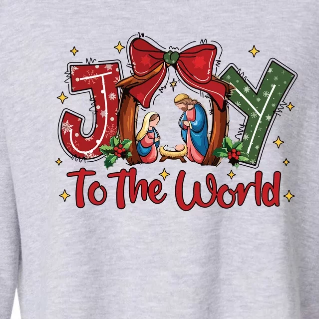 Christian Christmas Cropped Pullover Crew