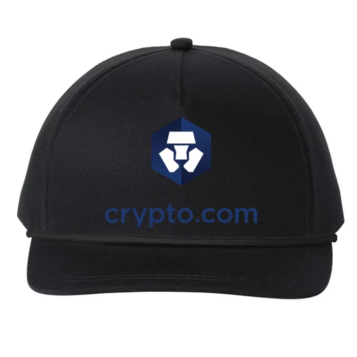 Crypto Com Snapback Five-Panel Rope Hat