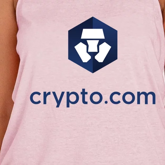 Crypto Com Women's Knotted Racerback Tank