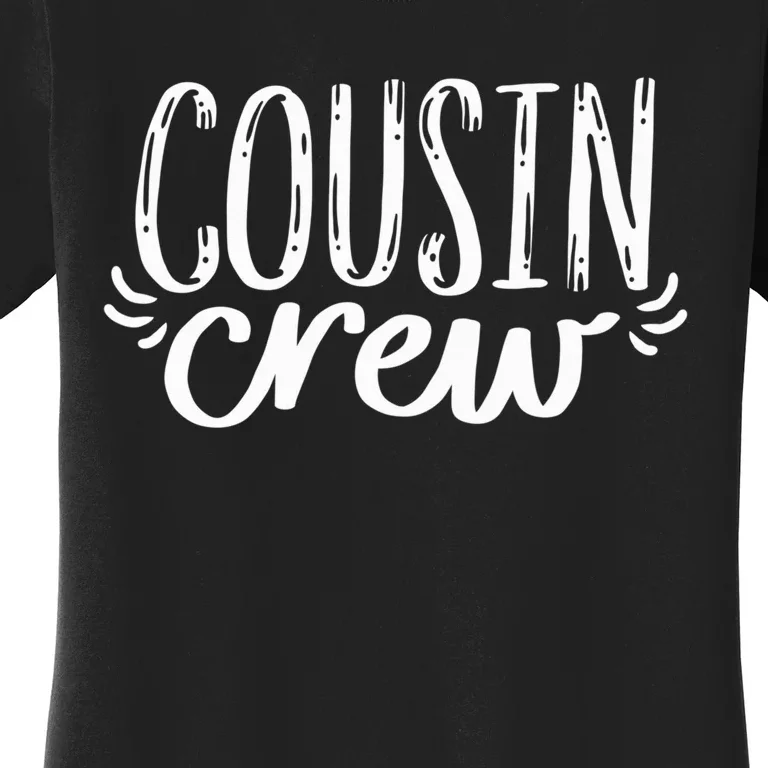 Christmas Cousin Crew Family Funny Gift Women's T-Shirt