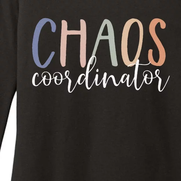 Chaos Coordinator Womens CVC Long Sleeve Shirt