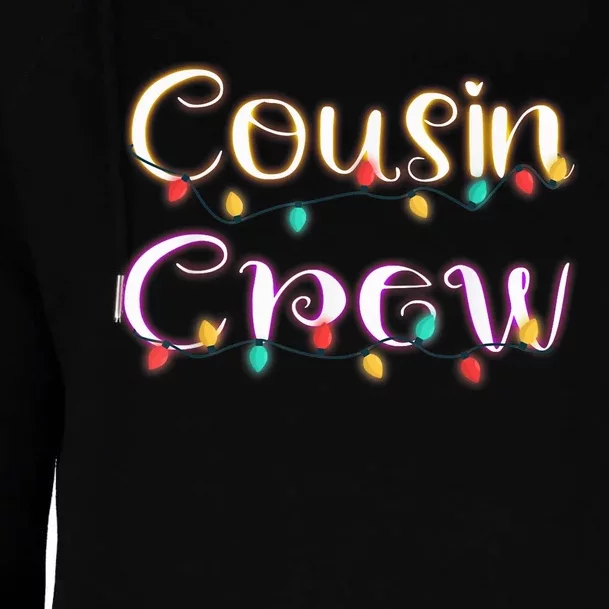 Cousin Crew - Christmas Family Member Group Cousins Womens Funnel Neck Pullover Hood