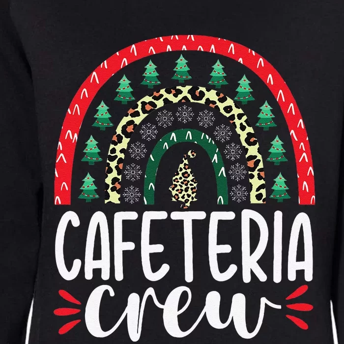 Christmas Cafeteria Crew School Lunch Lady Gnome Rainbow Womens California Wash Sweatshirt